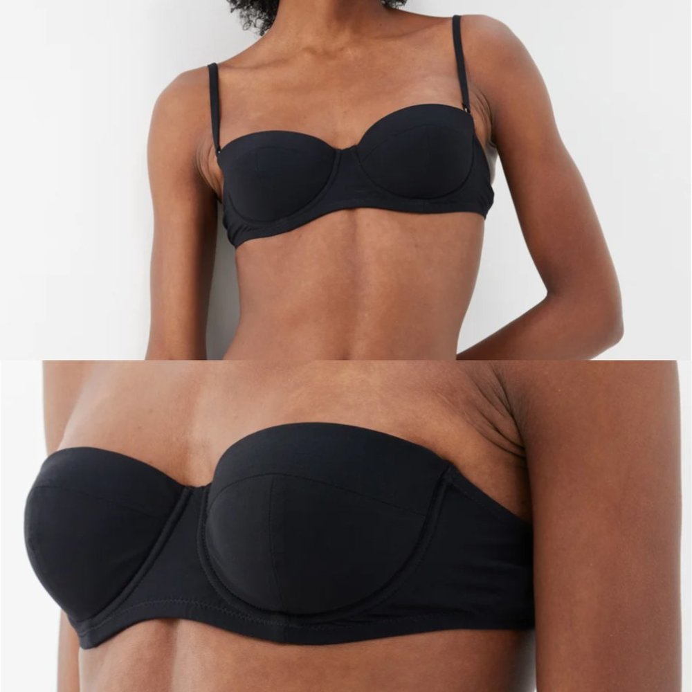 Dolce & Gabbana‎ Balconette Bandeau Bikini Top with Removable Straps Women's XS
